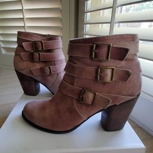 Abound brown booties size 8